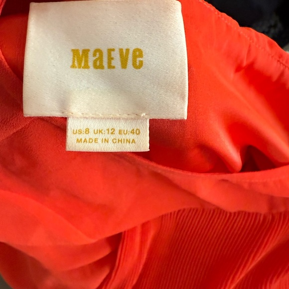 Maeve Vibrant Orange Dress - Picture 4 of 7